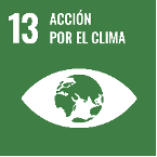 Icono de los Objetivos de Desarrollo Sostenible Número 13 acción por el clima